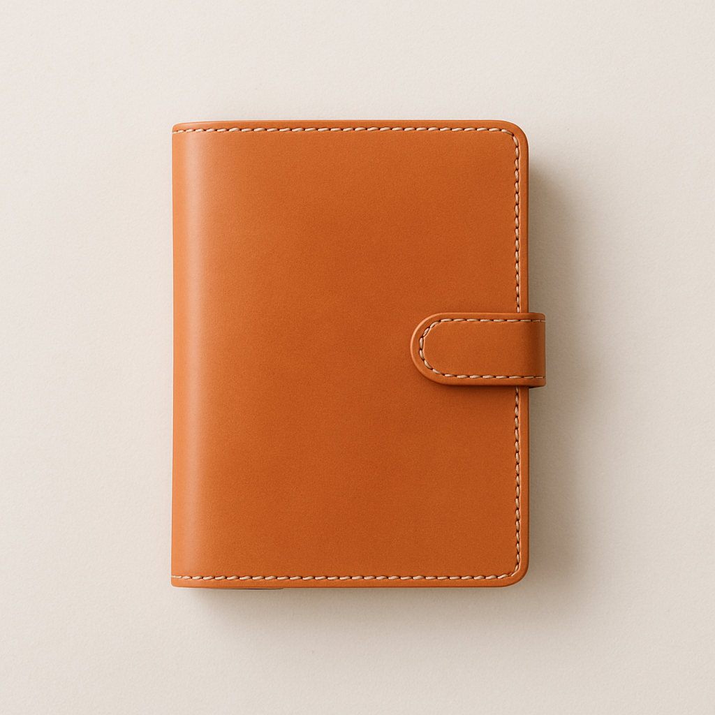 Vegetable-tanned leather journal