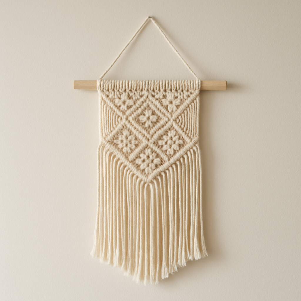 Macrame wall hanging, boho decor
